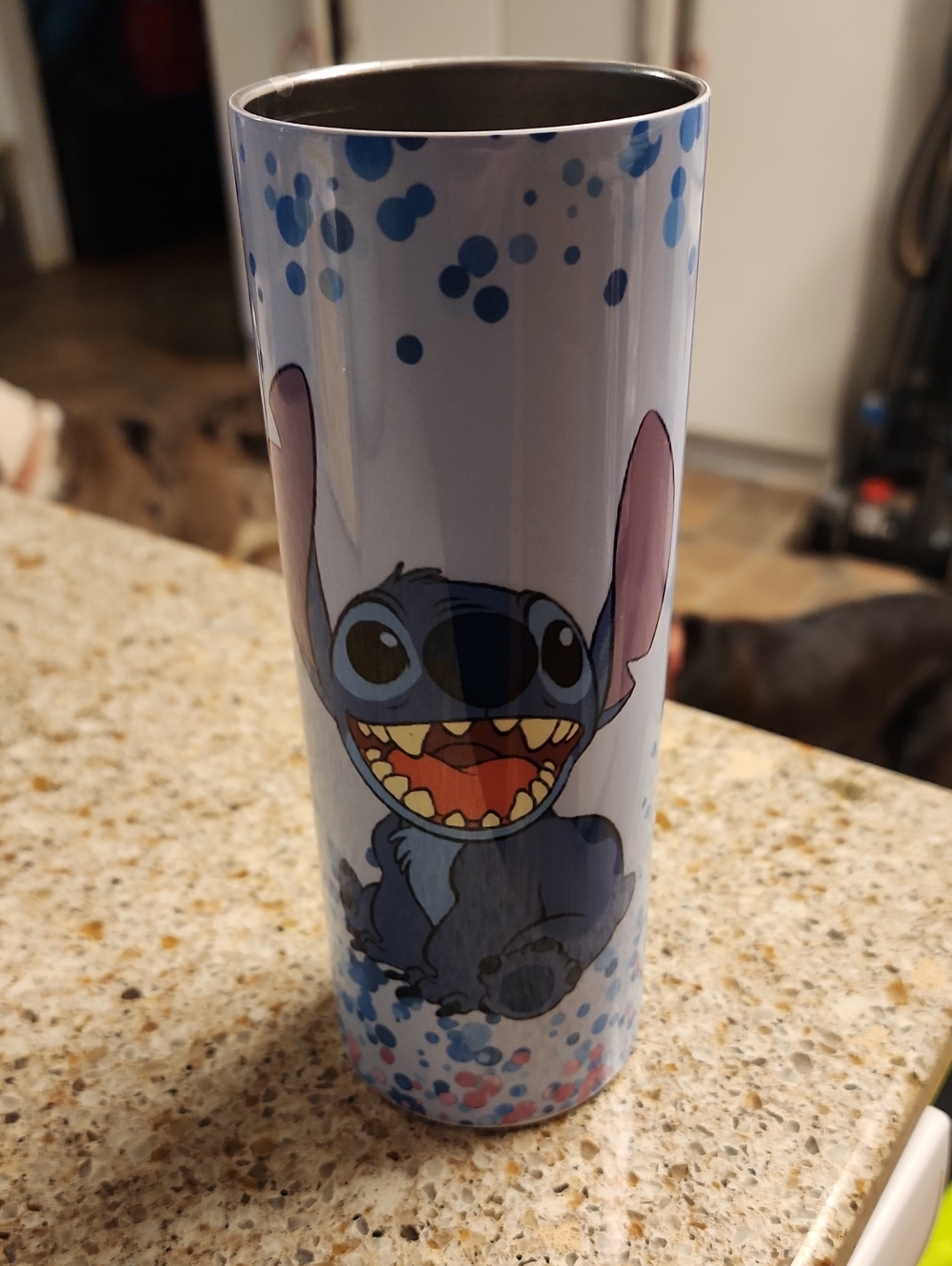 Disney Blue Stitch Character Stainless Tumbler